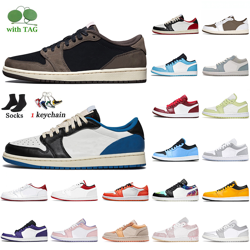 

Mens Basketball Shoes Jorden 1 Women Men Sneakers Off Fragment Travis Black Toe UNC Smoke Grey Elephant Limelight White Varsity Red Camo Jumpman 1s Low Sport Trainers, #travis scotts 36-45