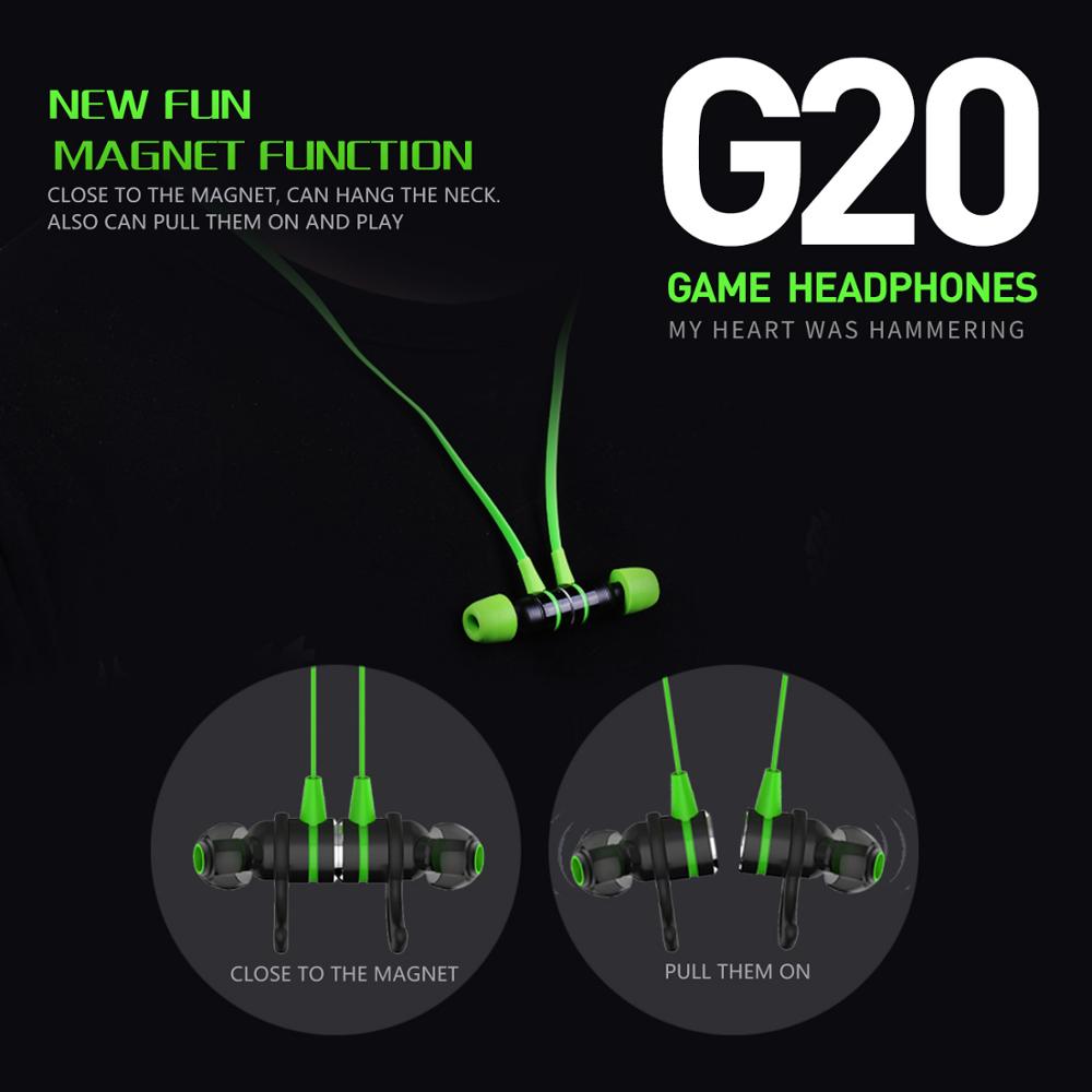 

Gaming headphones TYPE C G20 hammerhead Bass earphones with mic Gaming Headset for PUBG gamer Play 2.2M wired Earphone for phone