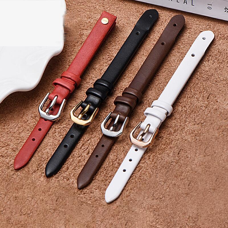

Watch Bands High Quality Genuine Leather Watchbands For ES3077 ES2830 ES3262 ES3060 Stylish Women's Straps Small Bracelet