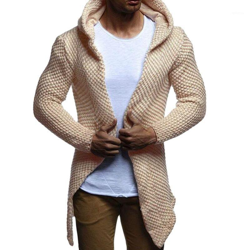 long hooded sweater mens