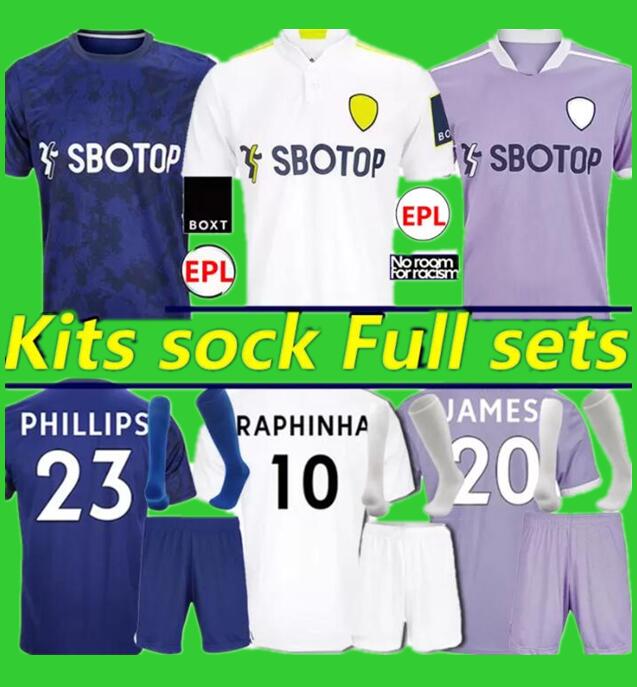

21/22 leeds third soccer jerseys Fans player version 2021 2022 FIRPO JAMES HARRISON HERNANDEZ COSTA BAMFORD PHILLIPS RAPHINHA Kits sock sets, Black;yellow