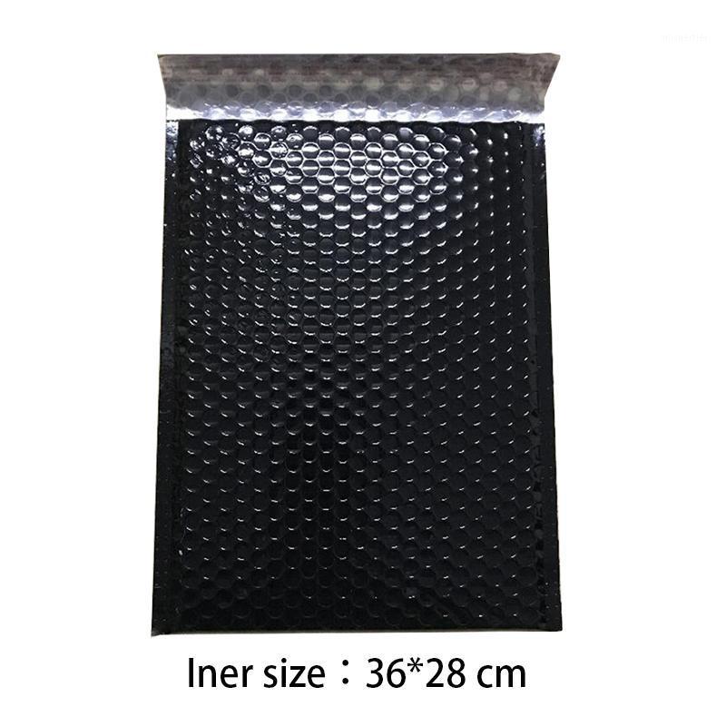 

Gift Wrap Inner Size:36*28cm Large Black Bubble Mailers Padded Envelopes Packaging Bags Aluminizer Mailing Envelope