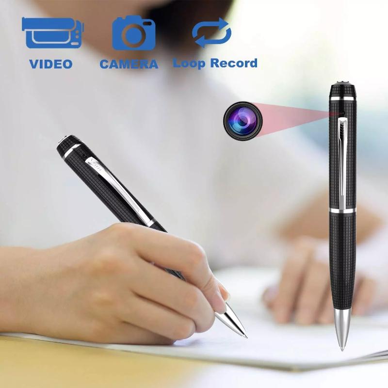 Mini Cameras 1080P Full HD Ball Pen Camera Sliver And Golden Video Recording Wearable Candid-image-744441984