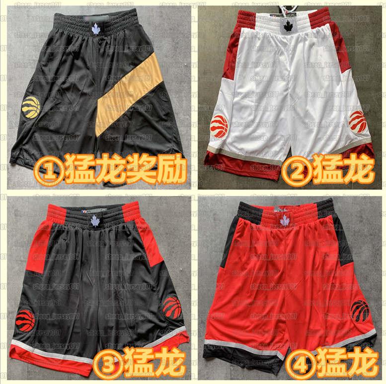 

Mens 2021 team Basketball Shorts Retro Toronto Raptors Spurs Stitched Pocket Shorts ;Jazz Thunder Sweatpants Sport, Black