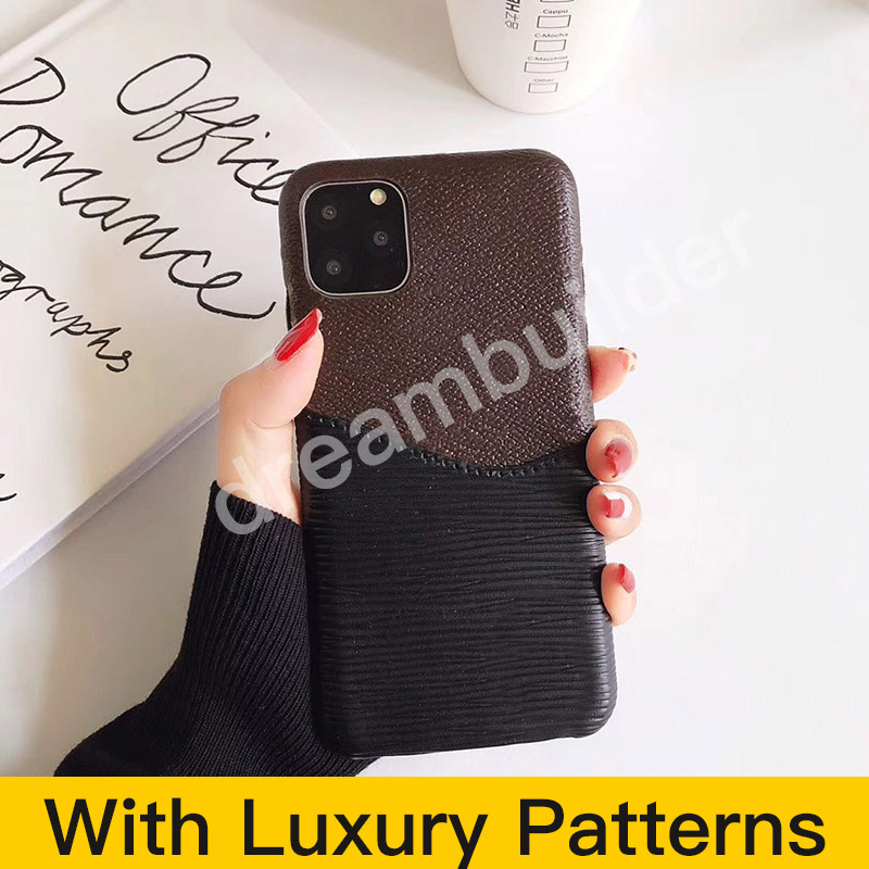 

L fashion cases for iphone 12 pro max 11 11pro 11Promax case 7 8 plus X XR XS XSMAX PU leather phone cover Protective shell vefwew, Pink
