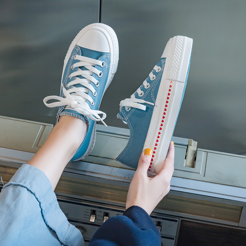 

Platform of Thick Soles Canvas 2021 New Korean Spring Casual Student Plaque Women's Athletics Chunky Shoes Sop9