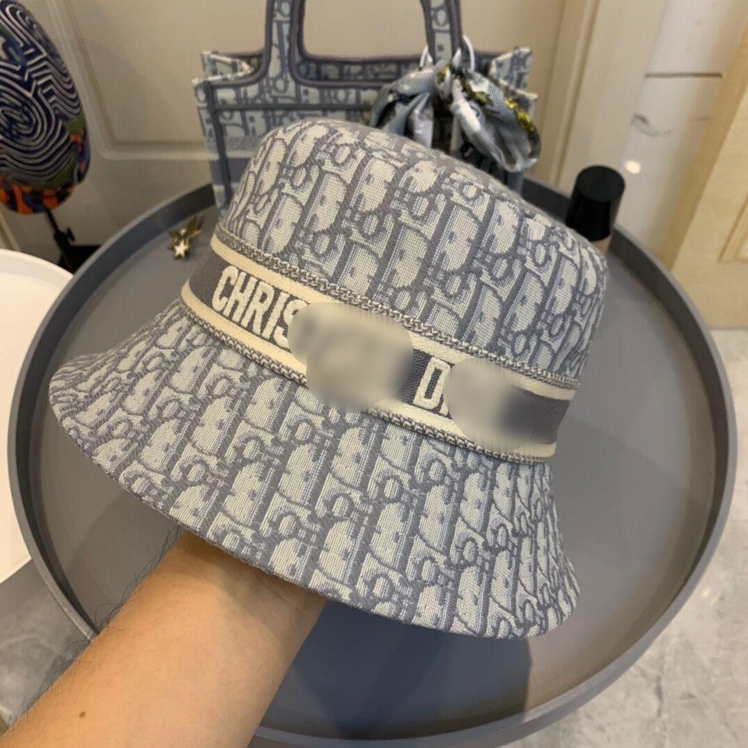 

Embroidery designer bucket hat casual Designers Caps Hats Mens formal big top fashion luxury evening men sunhat casquette, Blue;gray