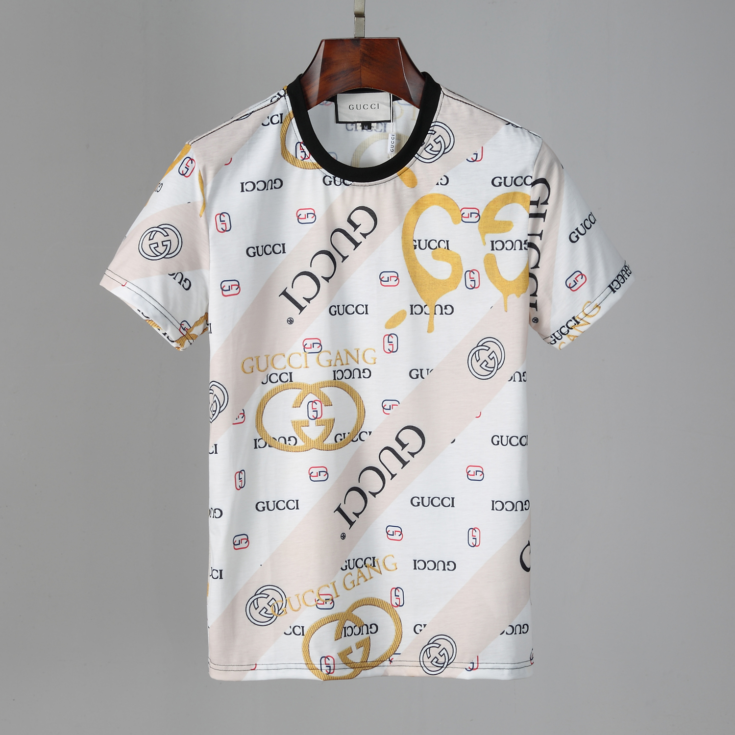 

020 Letter print Women Black Summer Fashion Casual Street T-shirt off Designer graffiti stripes White T Shirt 112, Multi