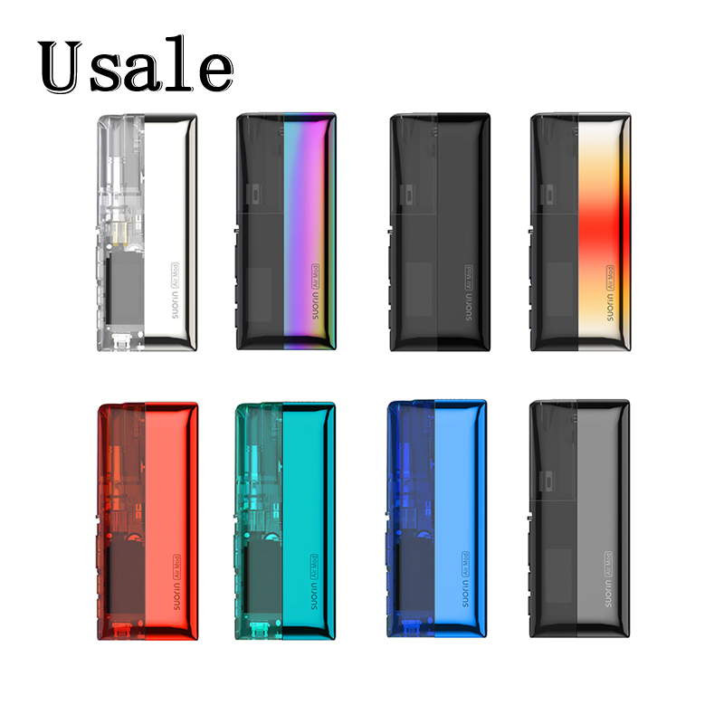 

Suorin Air Mod Pod Kit Built-in 1500mAh Battery with 3ml Cartridge 0.6ohm 0.8ohm Mesh Coils 40W Z-shape Blowhole Design Vape Device 100% Original