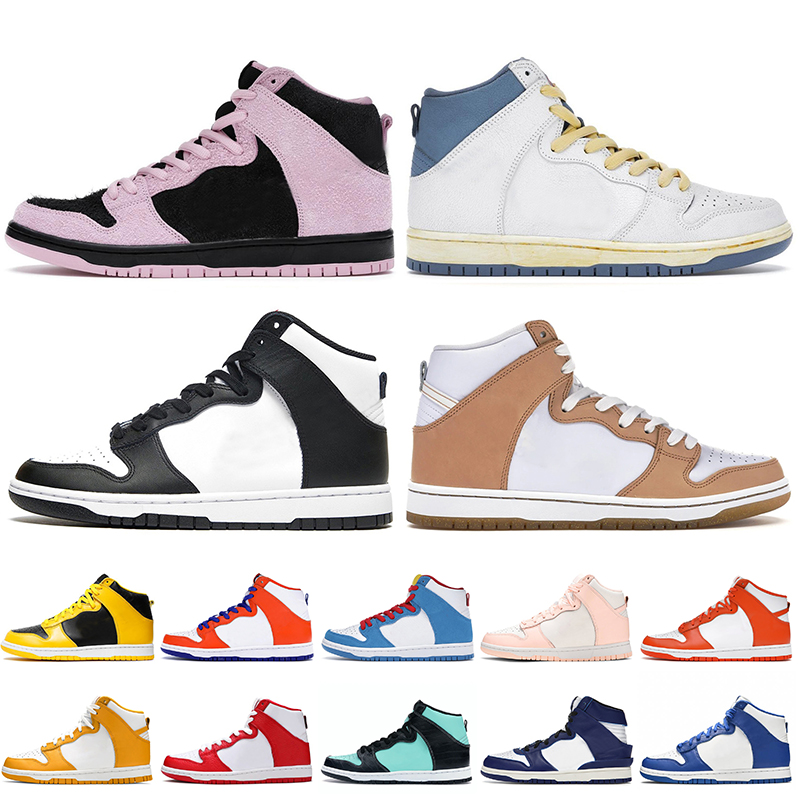 

2021 SB Dunk High OG Women Mens NIK Skateboard Shoes Kentucky Black White Invert Celtics Dark Sulfur Diamond Supply Tiffany Atlas Lost at Se