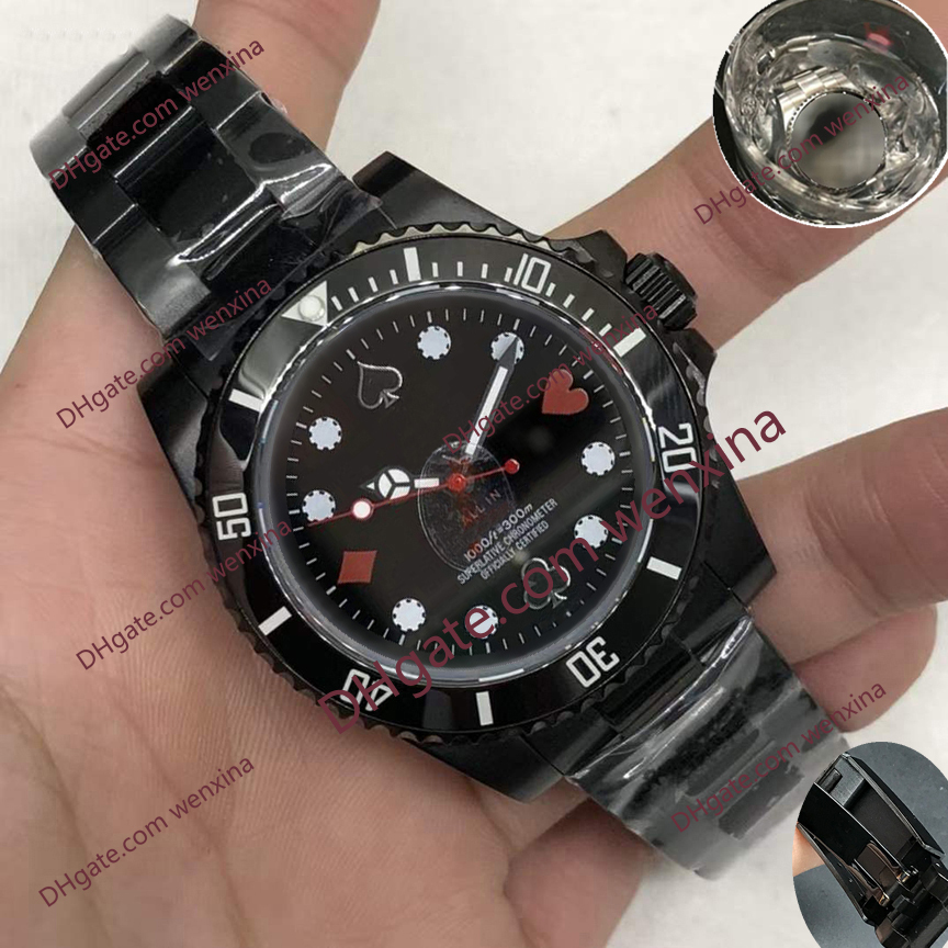 

high quality 41mm 2813 Mechanical automatic watch Stainless Steel Wristwatches montre de luxe Bracelet Ceramic Rim Waterproof Mens Watches, 01