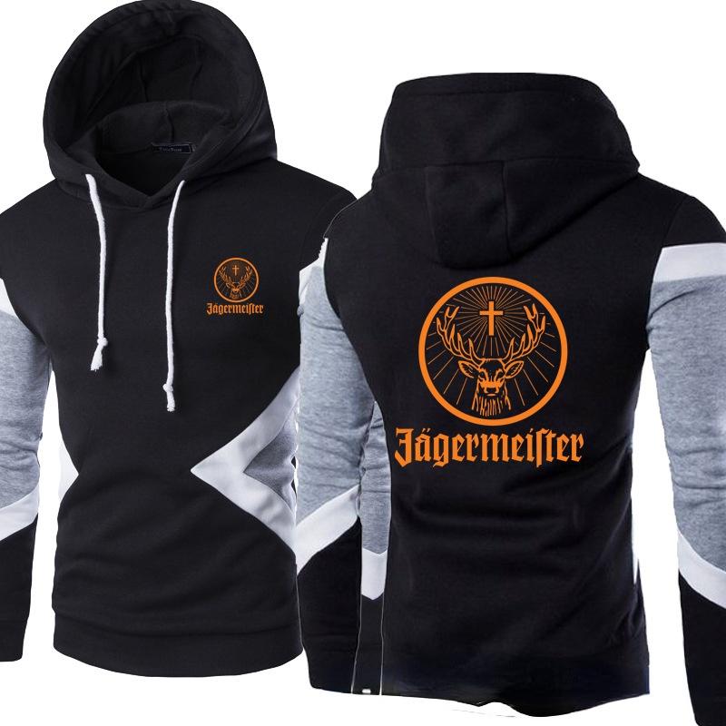 

Men's Hoodies & Sweatshirts Jagermeister Printed Hoodie Sweatshirt Casual Jacket Zipper Spring And Autumn Wool Cardigan Racing Suit, 01