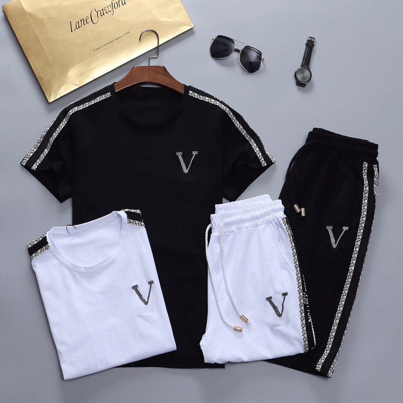 

man designers clothes 2020 Reflective webbing golden velvet casual suit tracksuit men winter jacket mens men sweatsuits w141, Extra amount
