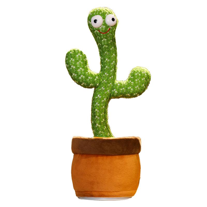 

Electronics Shake Dancing Cactus Toy With Music Plush Lovely Childhood Education Talking Toys Home Decor Decoration Accessories