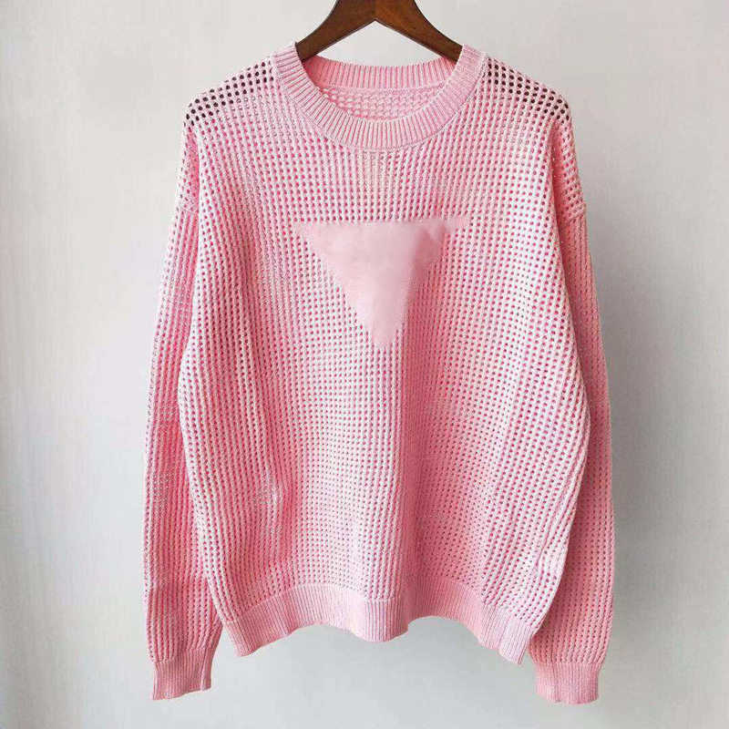 

20ss autumn Women' Sweaters womens jumper winter retro letter jacquard crew neck Pullover spring high quality cardigans knitted casual
