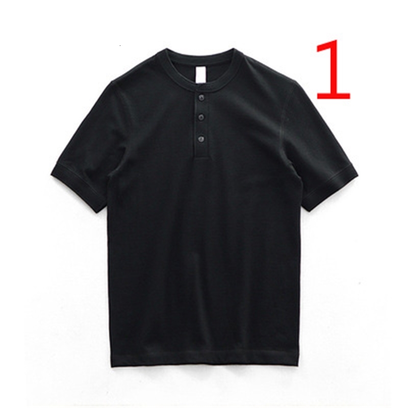 

2021 New Thick Cotton Round Neck Short-sleeved Basic Style Bottoming T-shirt Male B3zw