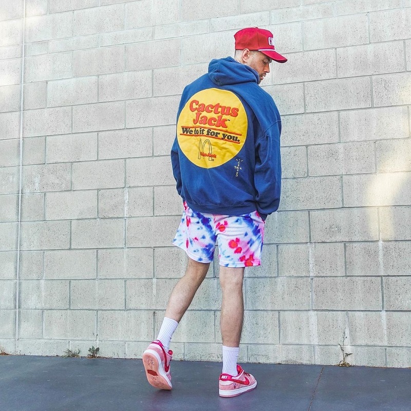 

2021 Ins Hot Unisex Hip Hop Stars Travis Fast Food Restaurant Collaborate cactus jack Skateboard Hooded Sweatshirt Men Women Hoodie, Black