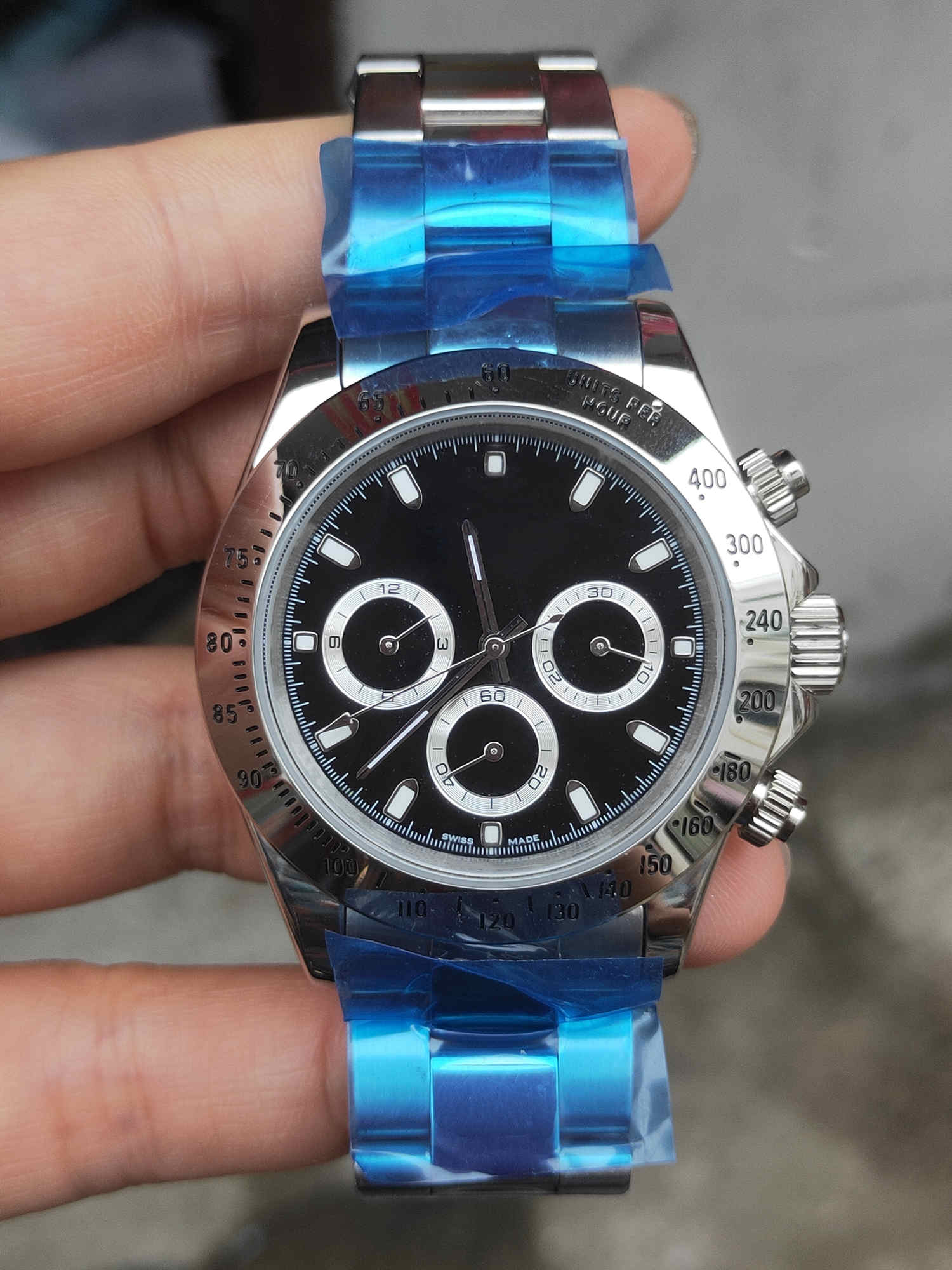 

Newest Model Mens Watch 2813 Movement Men's Automatic Mechanical Watches White Dial Gold Stainless Steel Strap High Qualiyt Sports Men Wristwatches Man Clock, With waterproof