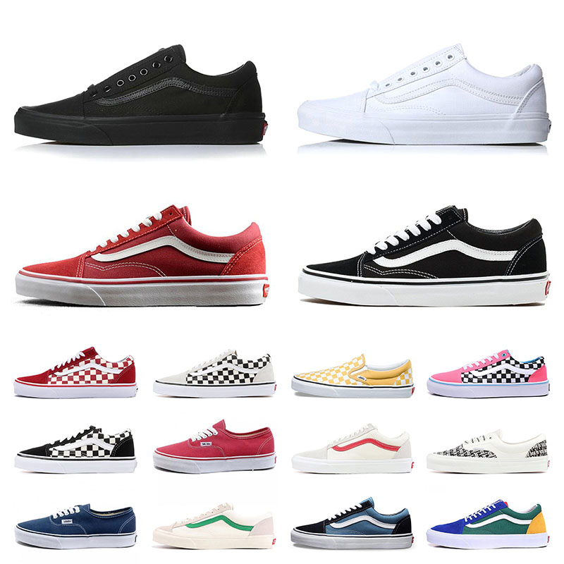 

Classic Canvas Casual Shoes Old Skool Fear of God Sk8 Hi Running Shoe Triple White Black Blue Green Skateboard Men's and Women's Sports Shos Size 36-44, 9 36-44