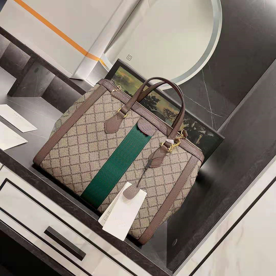 

High quality shoulder bag women's handbag deformable size 33cm, Khaki