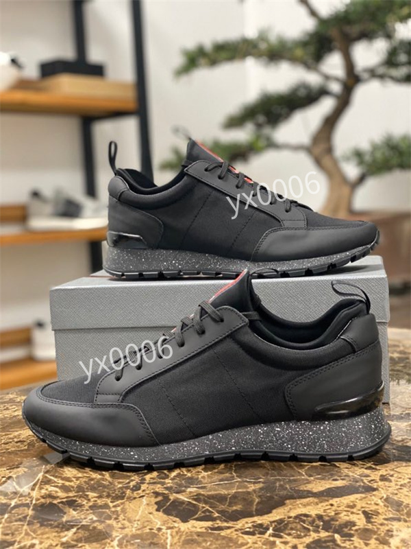 

2021 Top Quality Casual Sport Shoes Men 39-46 Women Luxury Sneaker Cow Leather Designers Stripes Sports Designer Trainers xg210704, Choose the color