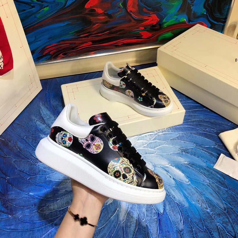 

Fashion Designer Casual Shoes Women Men Mens Daily Lifestyle Graffiti Skateboarding Shoe Luxury Trendy Platform Walking Trainers Black Gl K6