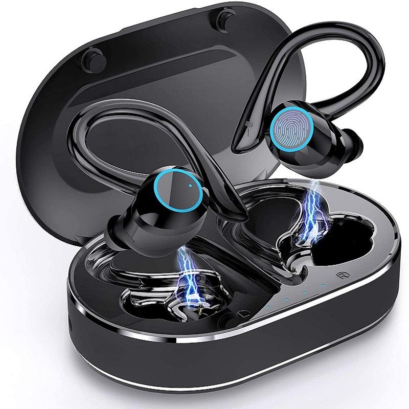 

Headphones & Earphones TWS Wireless Bluetooth 5.1 Sports Waterproof Earbuds 9D Bass Stereo Headsets With Microphone Touch Control