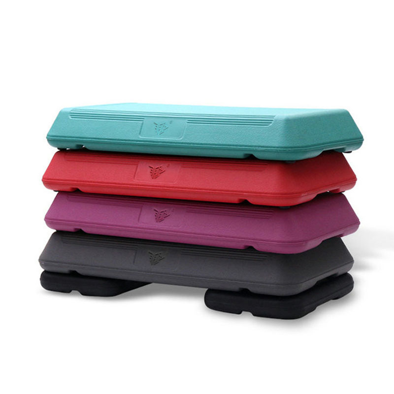 

72cm Home Aerobic Stepper Exercise Fitness Pedal Adjustable Height Non-slip Cardio Yoga Jummping Board Workout Equipment Sport Pad With 4 Raisers Platform Trainer, Color