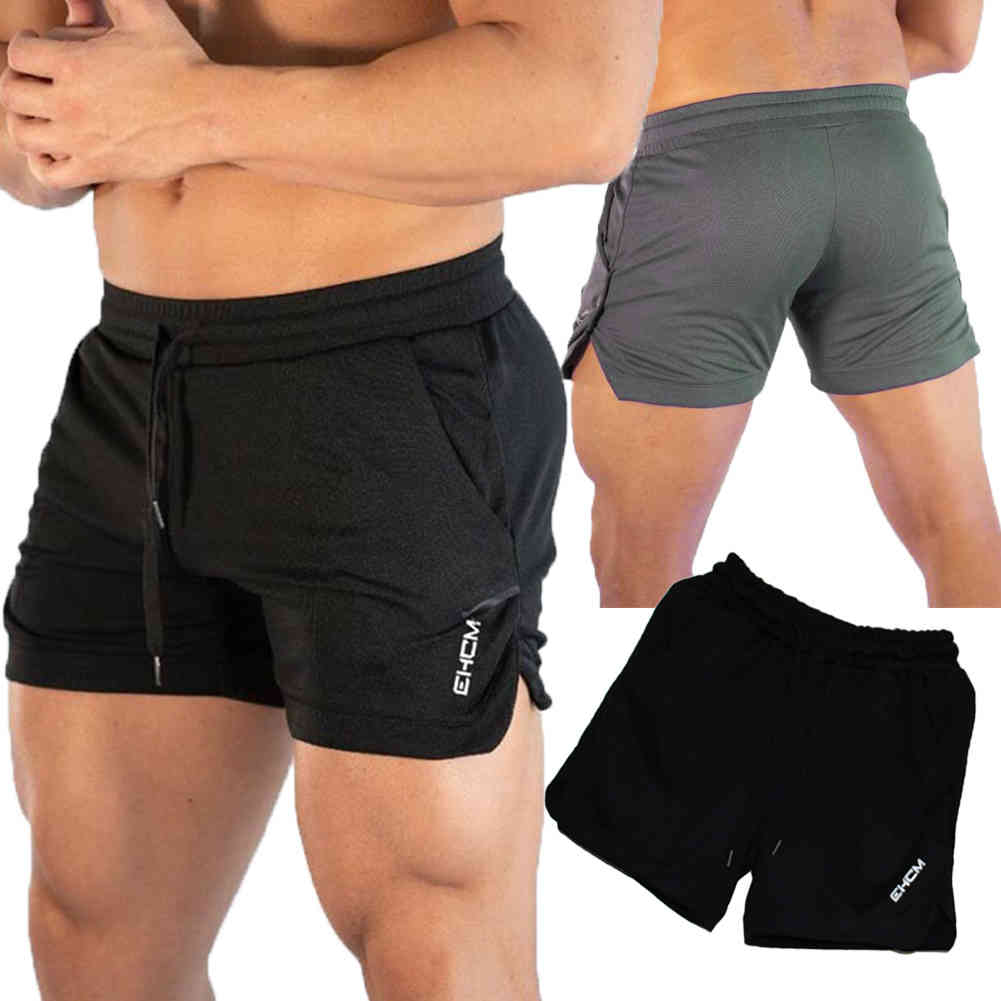 

Mens Summer Breathable Shorts Swim Gym Sports Running Casual Short Pants, White;black