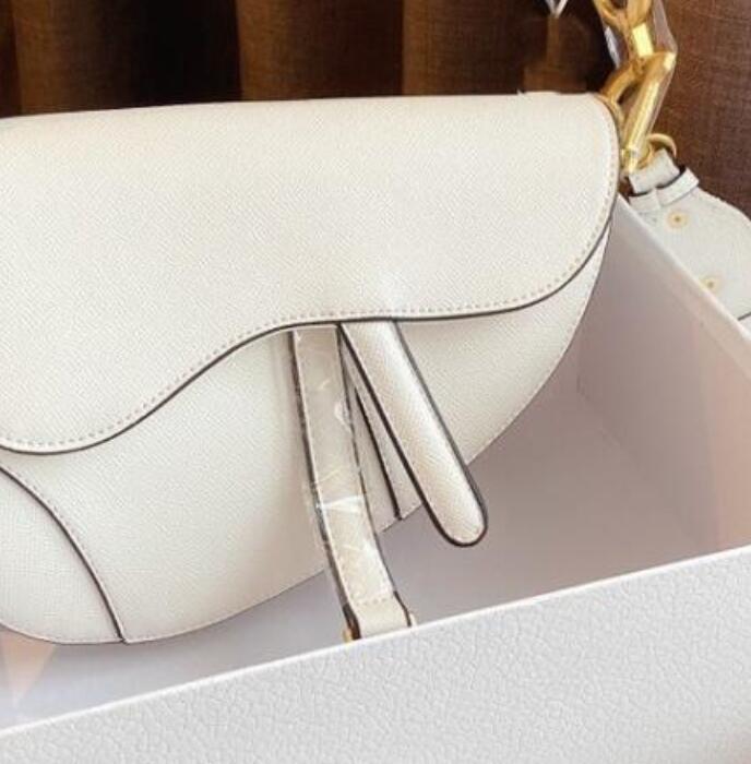 

Luxury Designer Brand Saddle Bag 2021 Fashion Women Leather High Quality Handbag Shoulder Messenger Shopping Wallet Waist Bags With Box