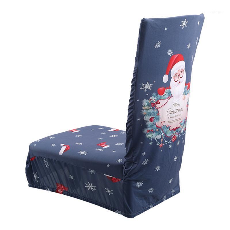 

Home Seat Cover Creative Christmas Printing Restaurant Elastic Protective Fashion Party Chair Covers