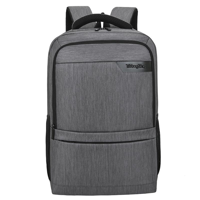 

Backpack Grey Designer Multifunctional Large Capacity Nylon Bag For Laptop 15.6 Inch Waterproof Anti-theft Luxury Urban, Black
