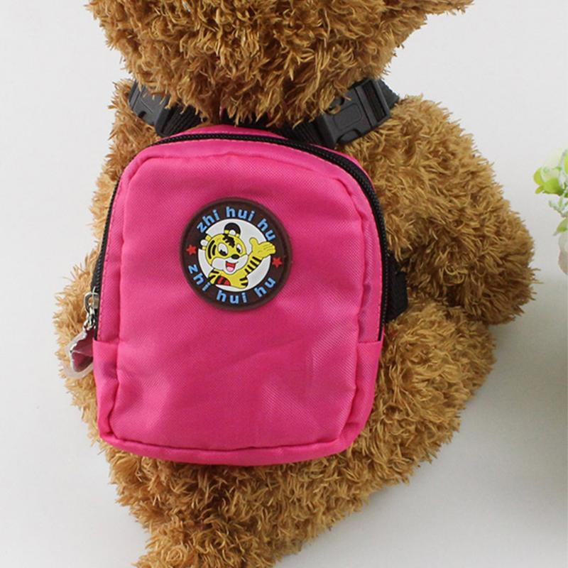 

Cool Pet Puppy Dog Harness Bag With Leash Hiking Camping Outdoor Nylon Backpack S/L Pure Color Outing Car Seat Covers
