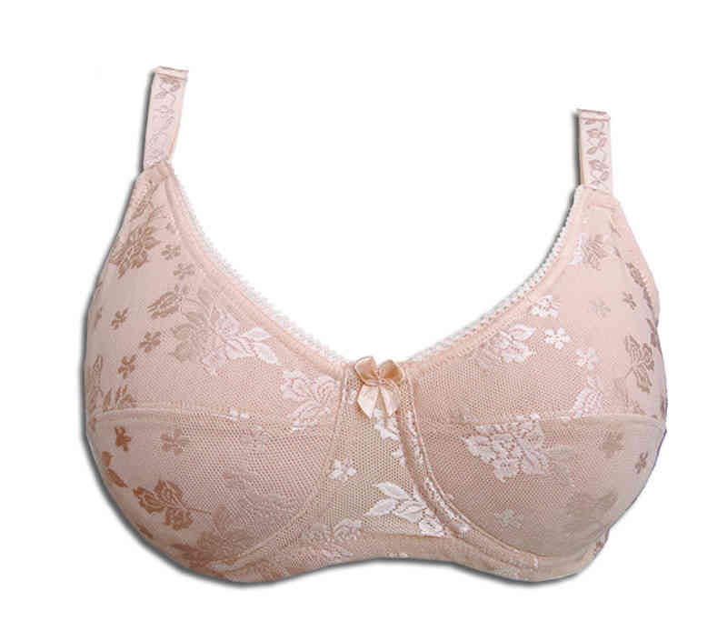 

Pocket Mastectomy Post Surgery Underwear Cotton for Silicone Breast Prosthesis After Cancer Large Big Size Bras, Black