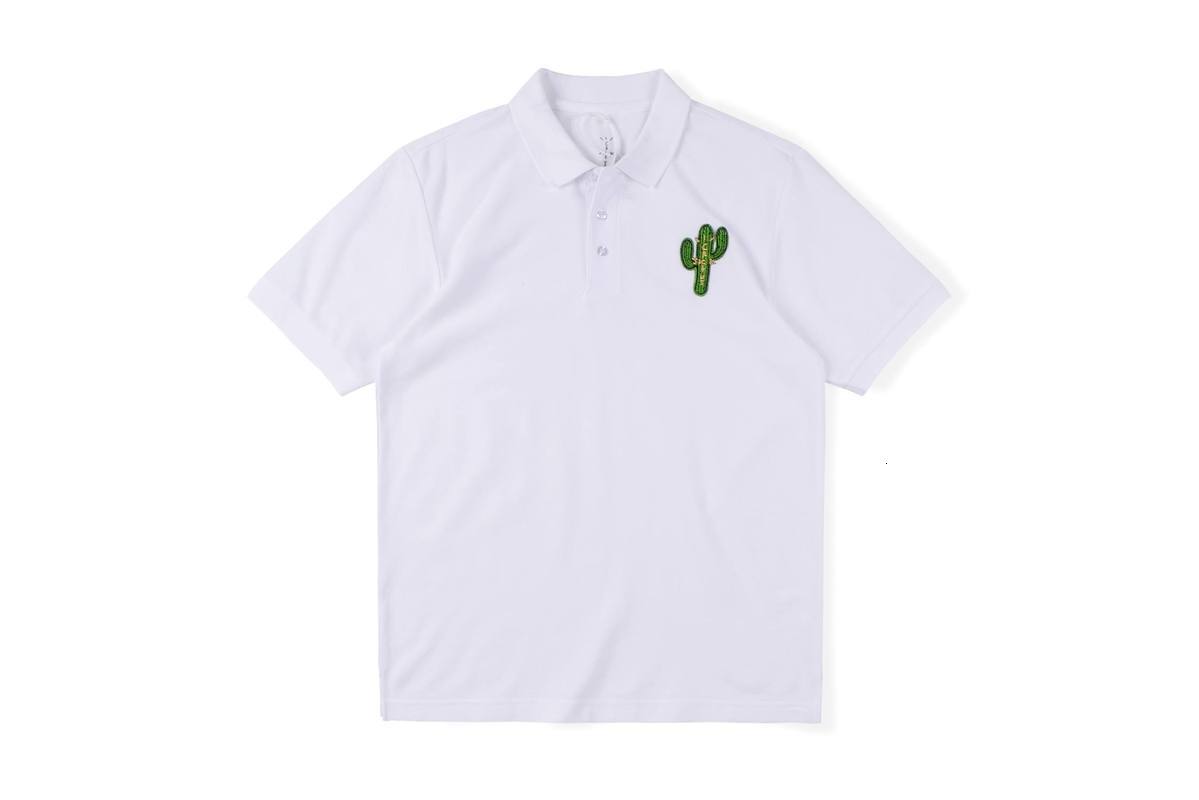 

2021 New 20ss Travis Scott t Shirt Embroidery Astroworld Tops Tees 1:1 Best Quality Hip Hop Cactus Jack T-shirt Men Women Eohs, Black1