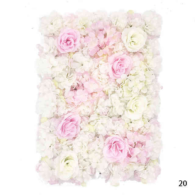 

13 Colors Artificial Silk Flower Wall Hydrangea Wedding Decoration Wedding Party Home Backdrop Decor Wedding Florals, As pic