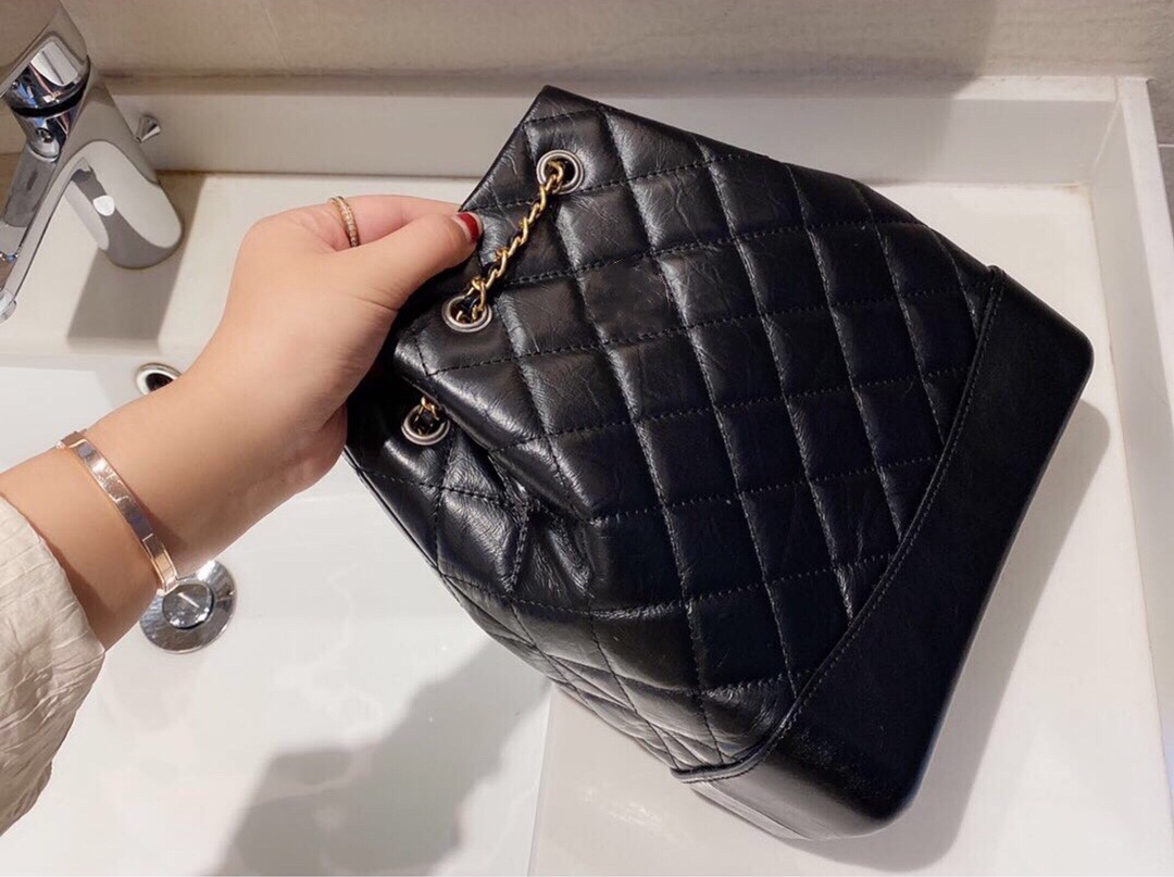 

Luxurys Designers Backpack Zaino Back Pack Cross-riding Backpacks Leather Wallethigh Quality Travel Bags Hardware Chain Plain Thin Rope