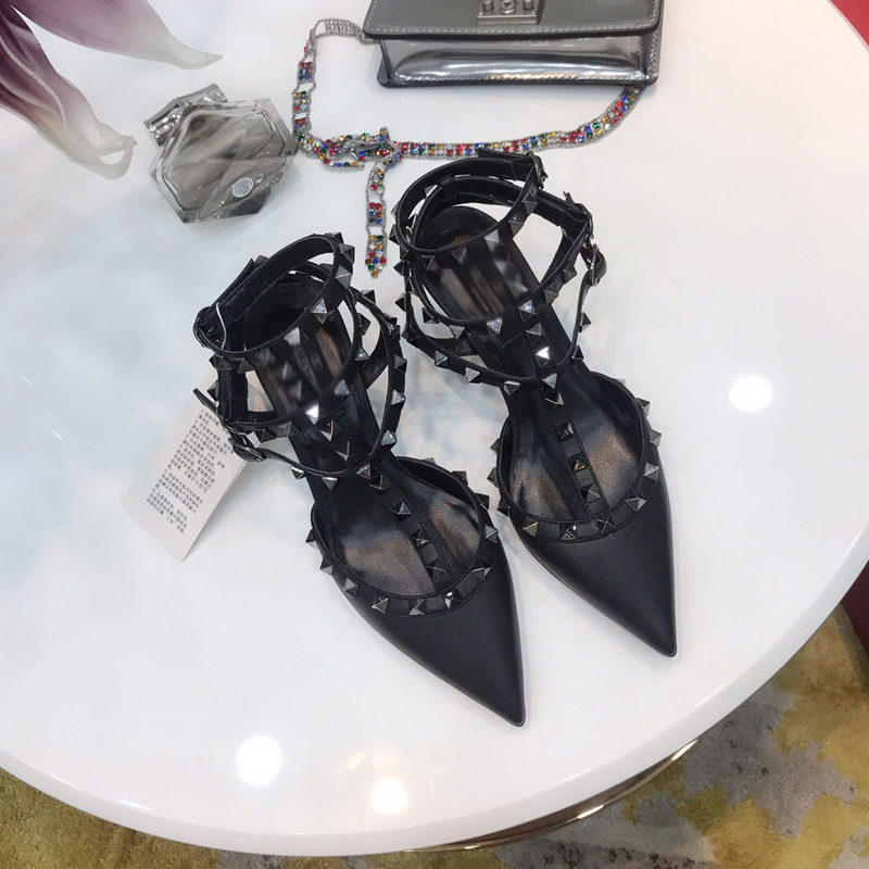 

2021 Good Quality Fashion Women Luxurys Designers Shoes Designer Sandals Womens Luxury High Heels Sandal Dress Shoess With Box Size 35-41 -E452, Black