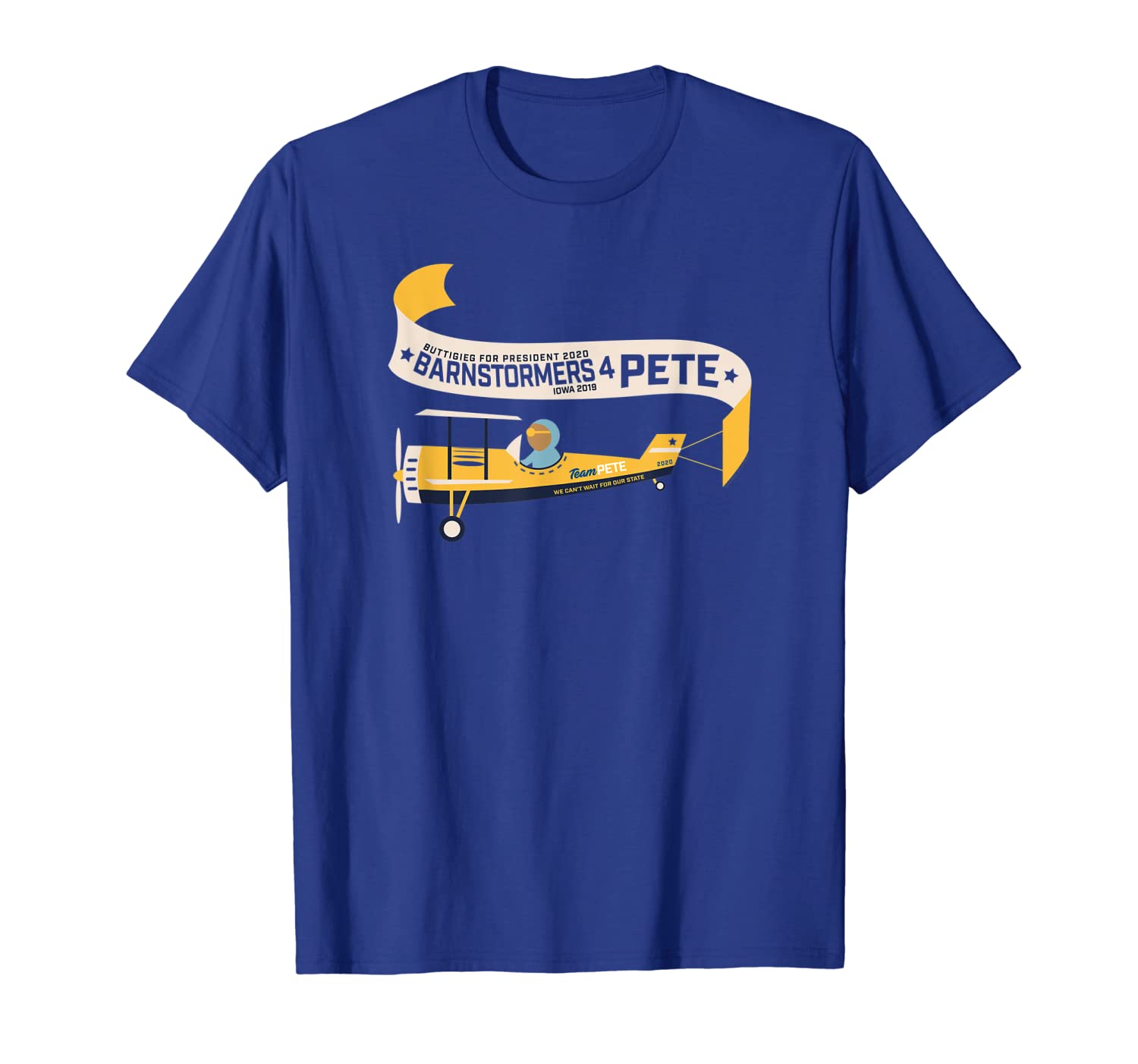

Barnstormers4Pete Buttigieg (Design #6 / Iowa) T-Shirt, White;black