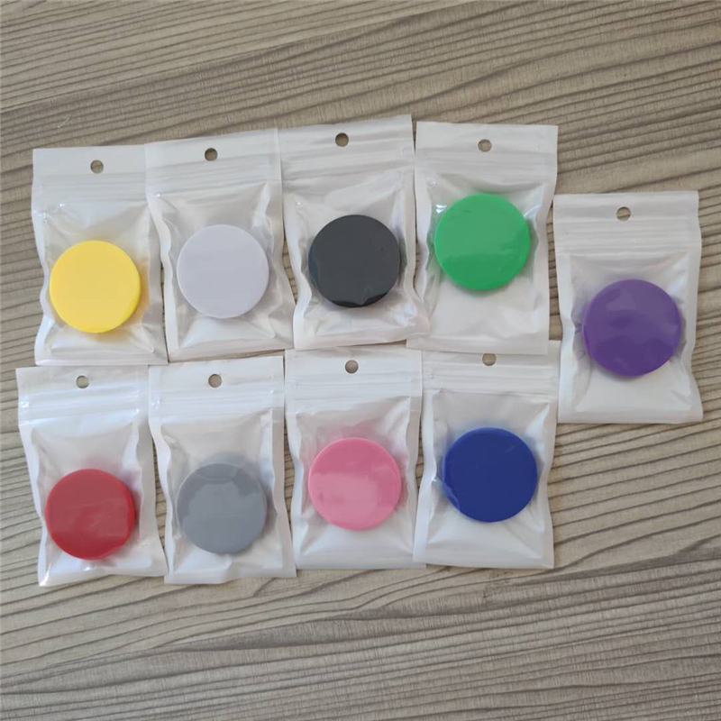 

Universal Cell Phone Holder with OPP bag Real glue Expandable Grip Stand 360 Degree Finger Flexible 9 colours