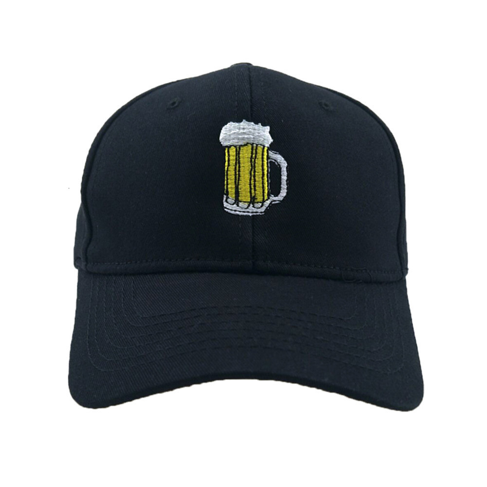 

Beer cup Baseball Cap Embroidered hat, Blue;gray