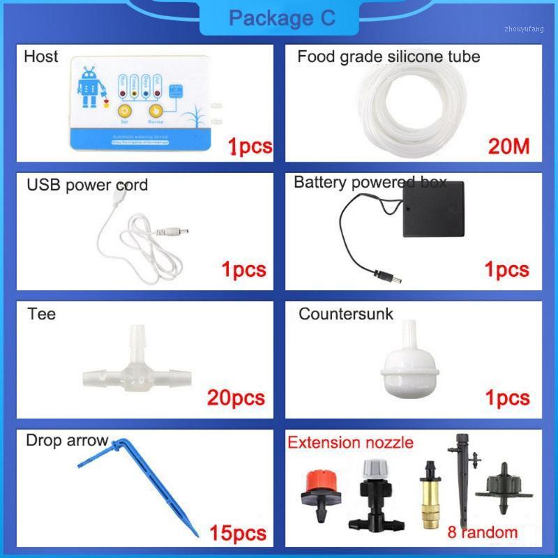 

Watering Device Automatic Gardening Tools Garden Water Houseplant Plant Pot Bulb Timer Drip Irrigation System 6 Equipments