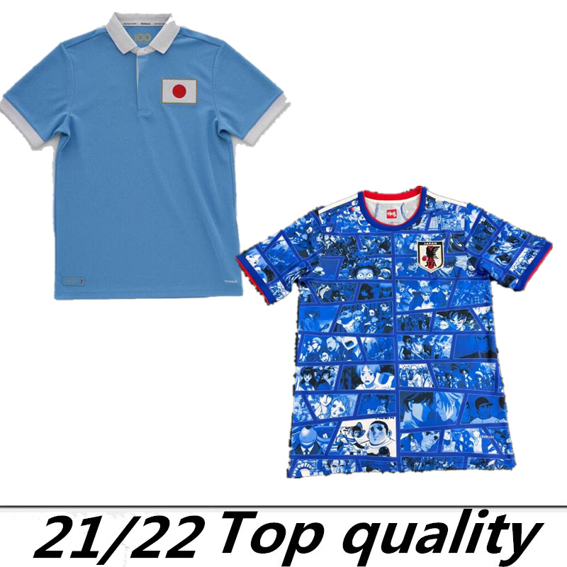 

Japan soccer jerseys 100th anniversary shirt DOAN MINAMINO KAMADA Football Shirts TSUBASA ATOM jersey NAGATOMO ENDO SHOYA KUBO national team uniforms men kids kit