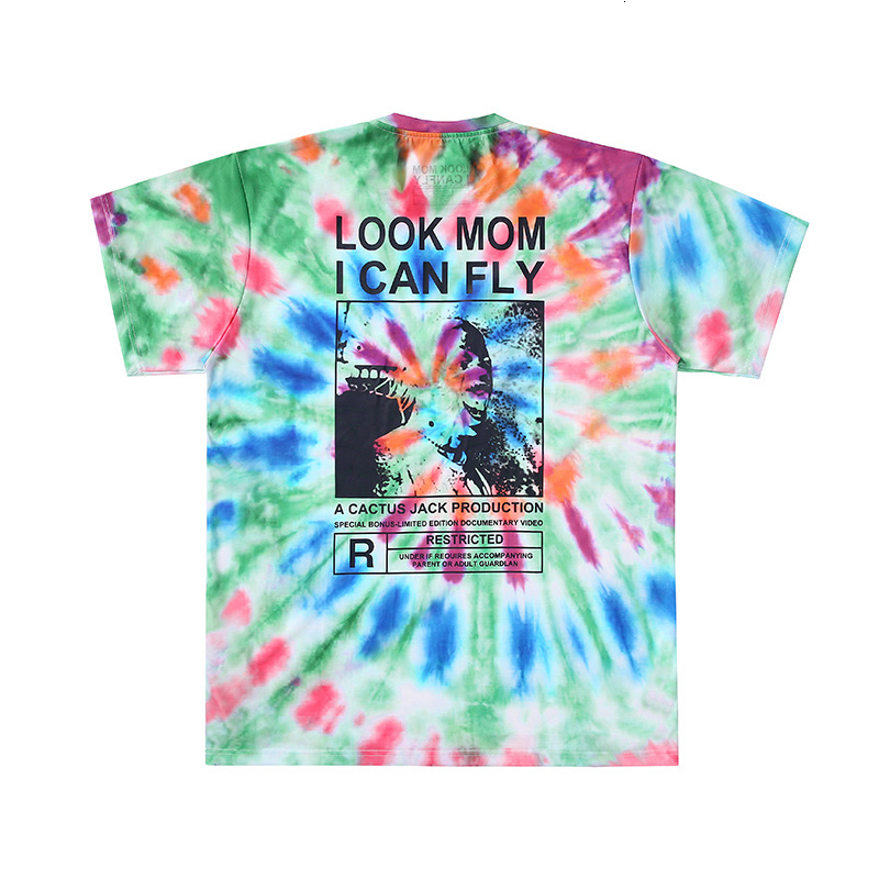 

2021 New Travis Scott Jack Cactus Look at Mom i Can Fly Print Blouse Man Um4b