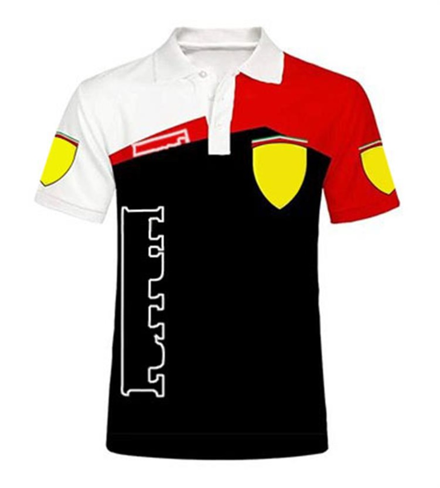 

F1 Team Polo Jersey 2021 Summer Racing POLO Shirt Couples Same Style Customization