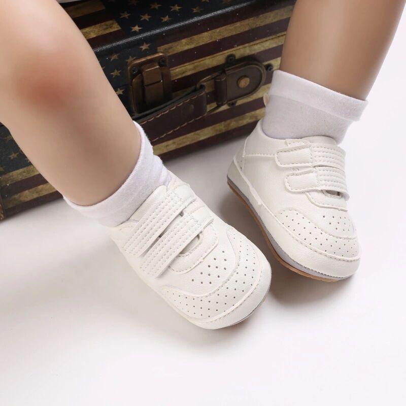 

First Walkers Good Quality Baby Shoes Boy Girl Solid Sneaker Cotton Soft Anti-Slip Sole Born Infant Toddler Casual, Black