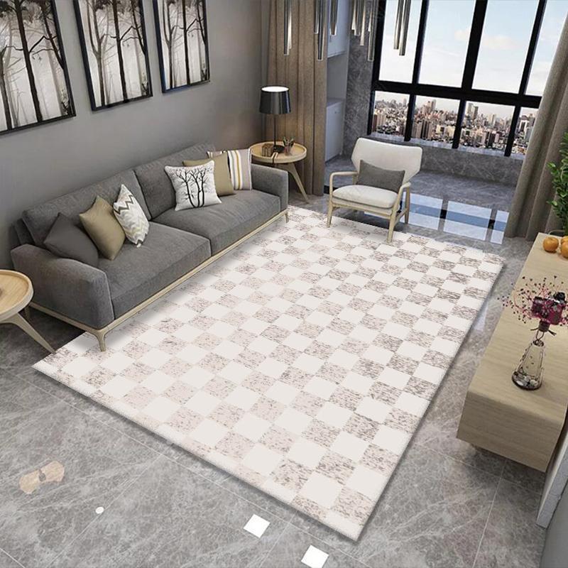 

Carpets European Modern Fashion Carpet Geometric Pattern Living Room Decoration Floor Mat Bedroom Study Kitchen Bathroom Non-Slip, Custom made