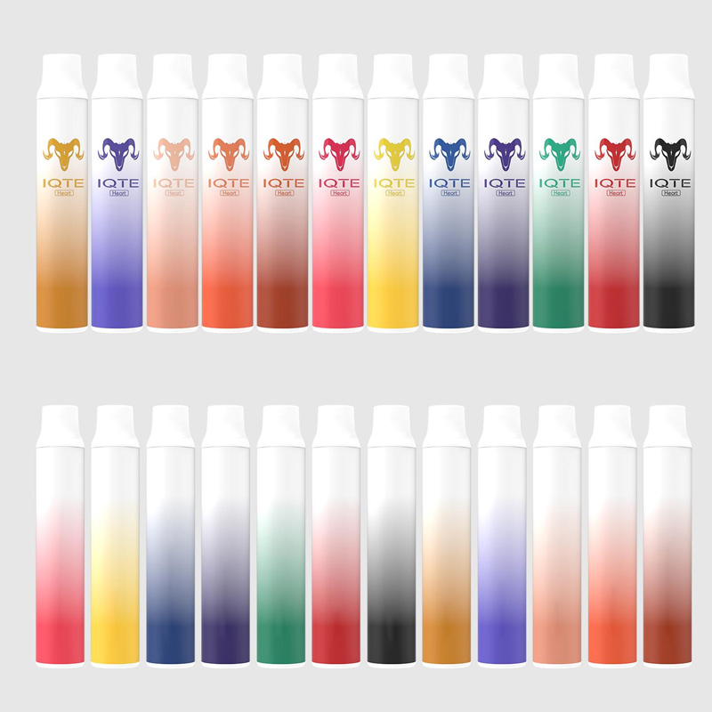 

2021 New Arrive IQTE Heart 1500 Puffs E Cigarette Protable Disposable Vape Pen Wholesale Atomizer vs Elf Bar