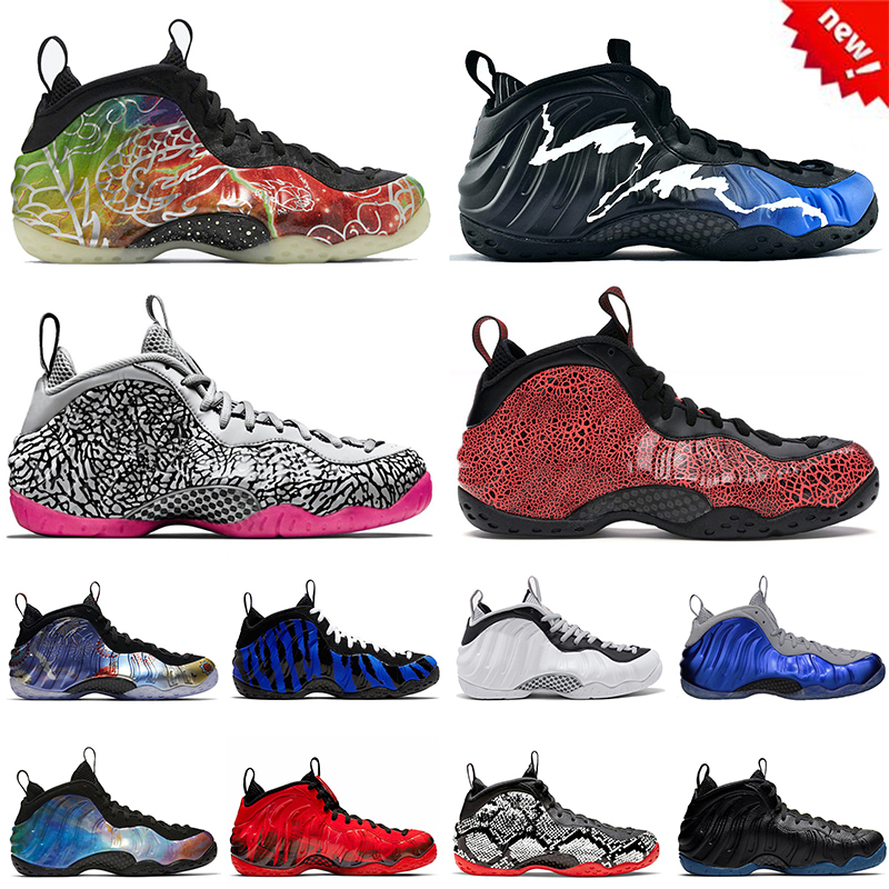 

Wholesale Foam One Pro Penny Hardaway for Mens Basketball Shoes Posite Black Aurora Beijing Volt Chrome White Elephant Print Sneakers Size us 13, 40-47 (6)
