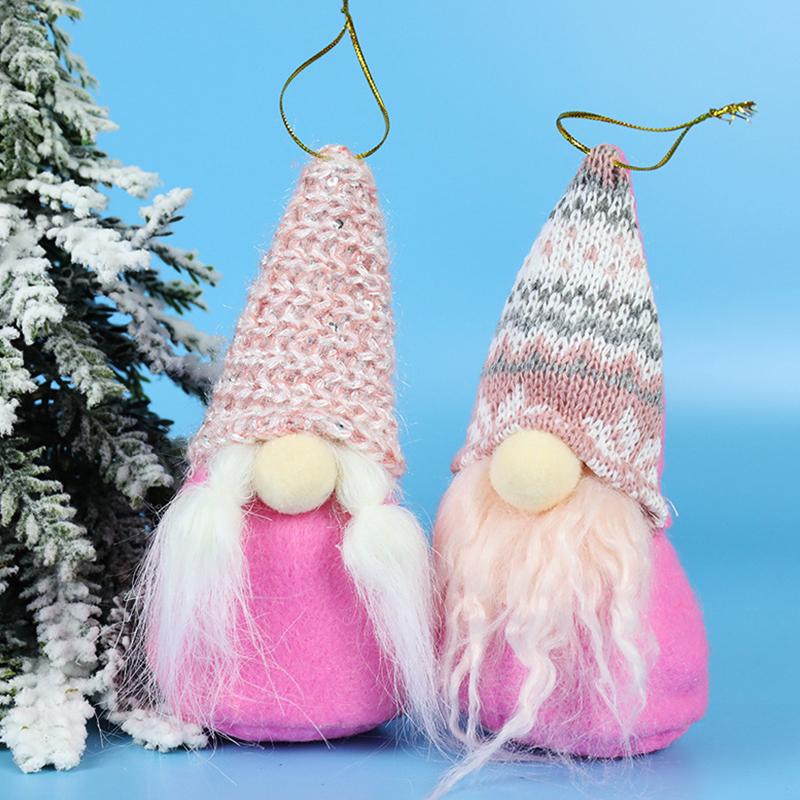 

Christmas Decorations Old Man White Beard Doll Decoration Tree Pendant Faceless Wedding Home Hanging Ornament Gift Elf